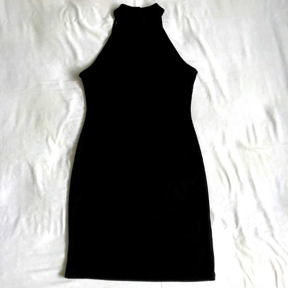 Top Shop Black halter dress